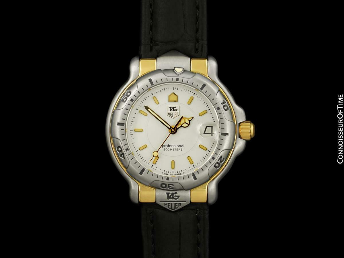 TAG Heuer Professional 6000 Mens Divers 18K Gold  SS Watch