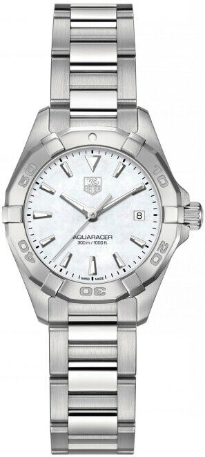 TAG HEUER LADIES AQUARACER  SWISS QUARTZ PEARL GORGEOUS WATCH