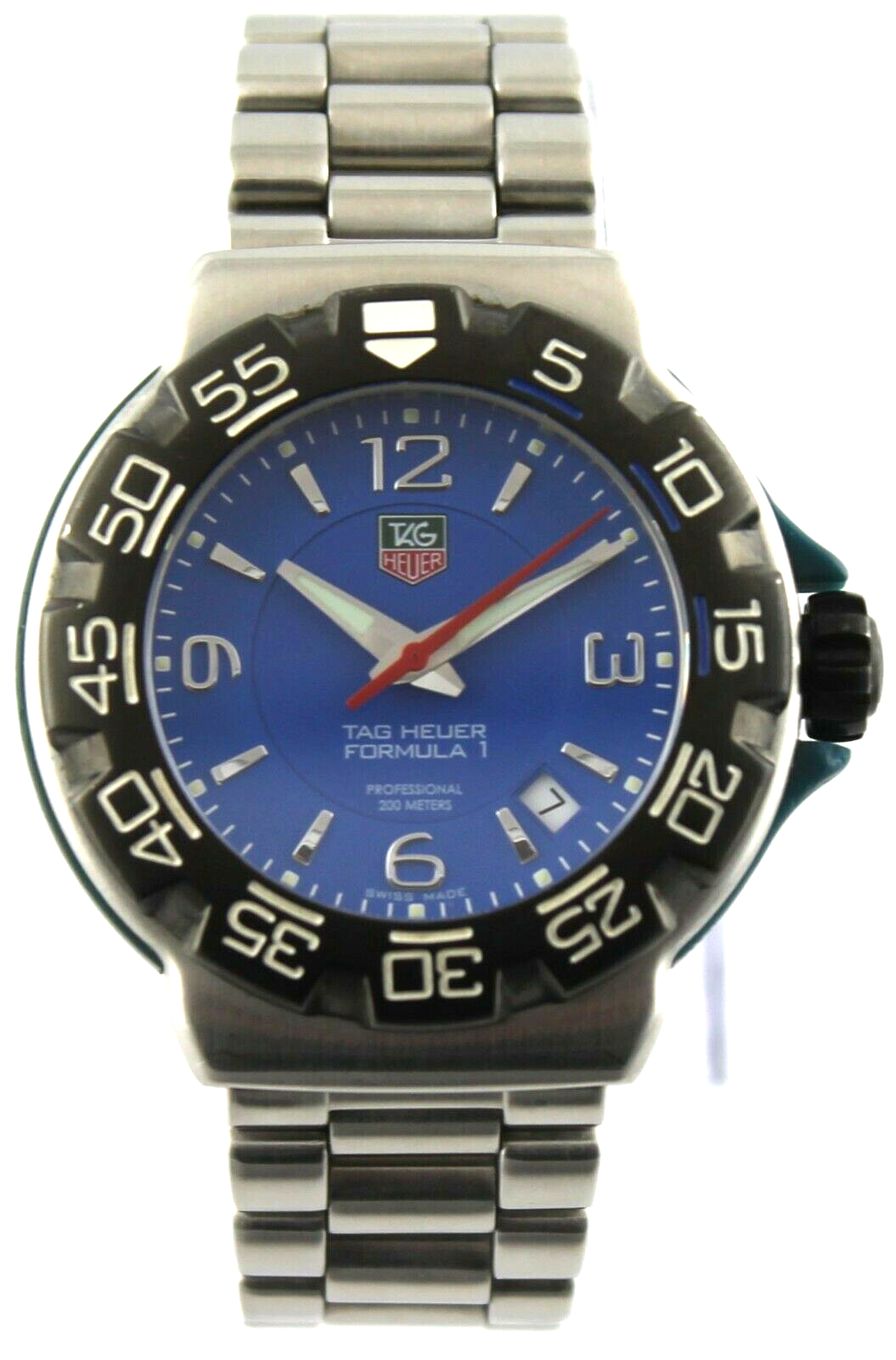 TAG HEUER FORMULA 1 BLUE  SWISS QUARTZ MENS SPORTS DIVERS WATCH