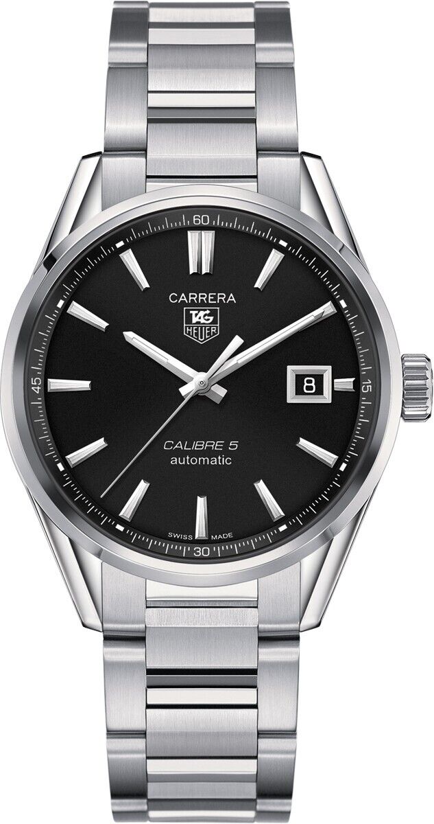 BRAND NEW TAG HEUER CARRERA  MENS LUXURY AUTOMATIC CALIBRE 5 WATCH