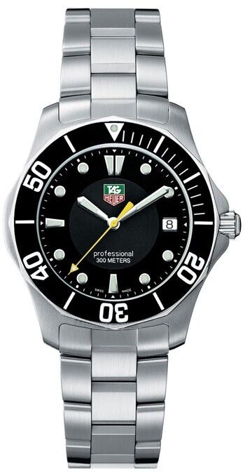 TAG HEUER AQUARACER  QUARTZ MENS BLACK SWISS DIVER'S LUXURY WATCH