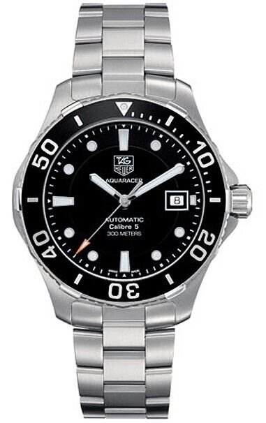 TAG HEUER MENS AQUARACER  BLACK 42MM AUTOMATIC CALIBRE 5 WATCH