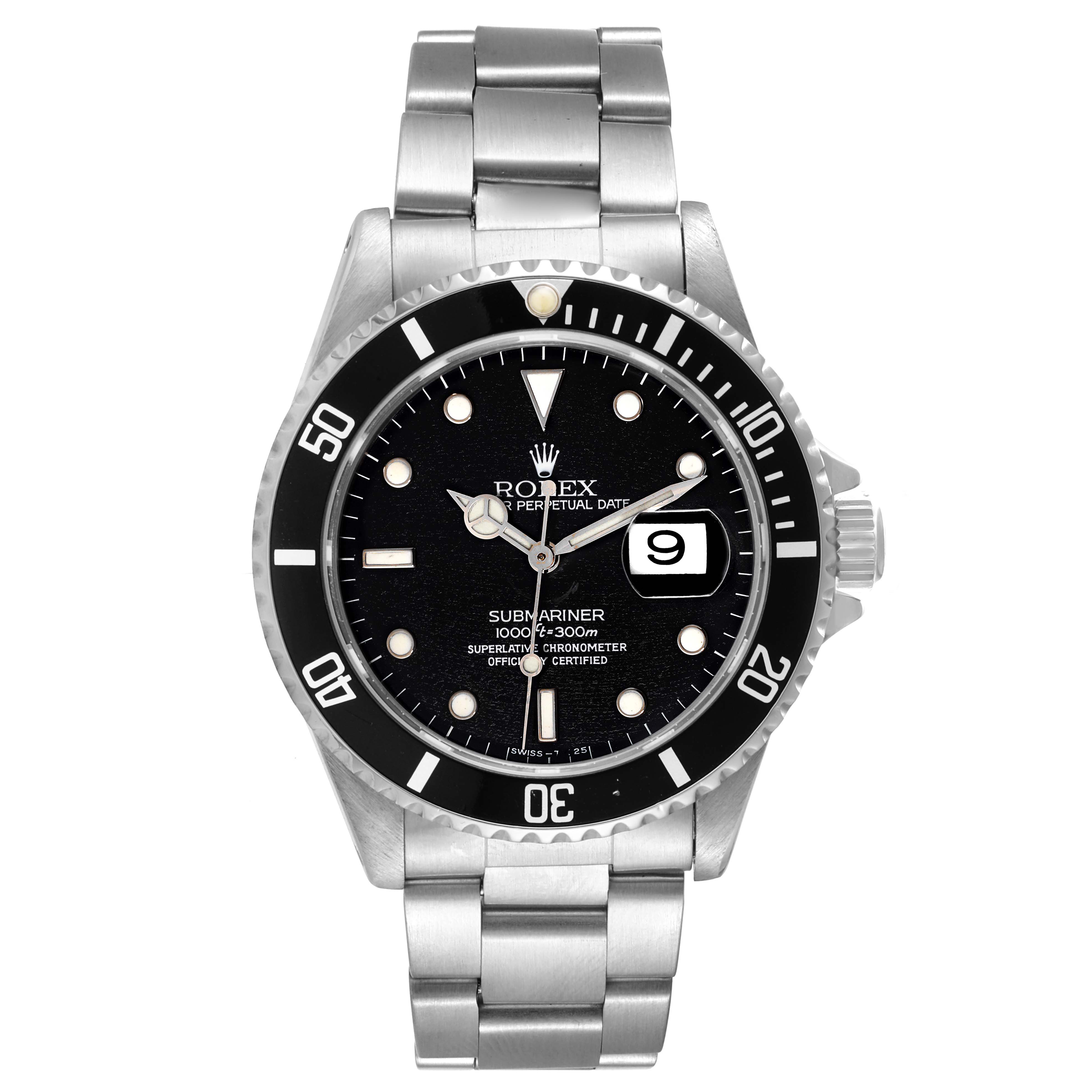 Rolex Submariner 16610 Steel Black 40mm