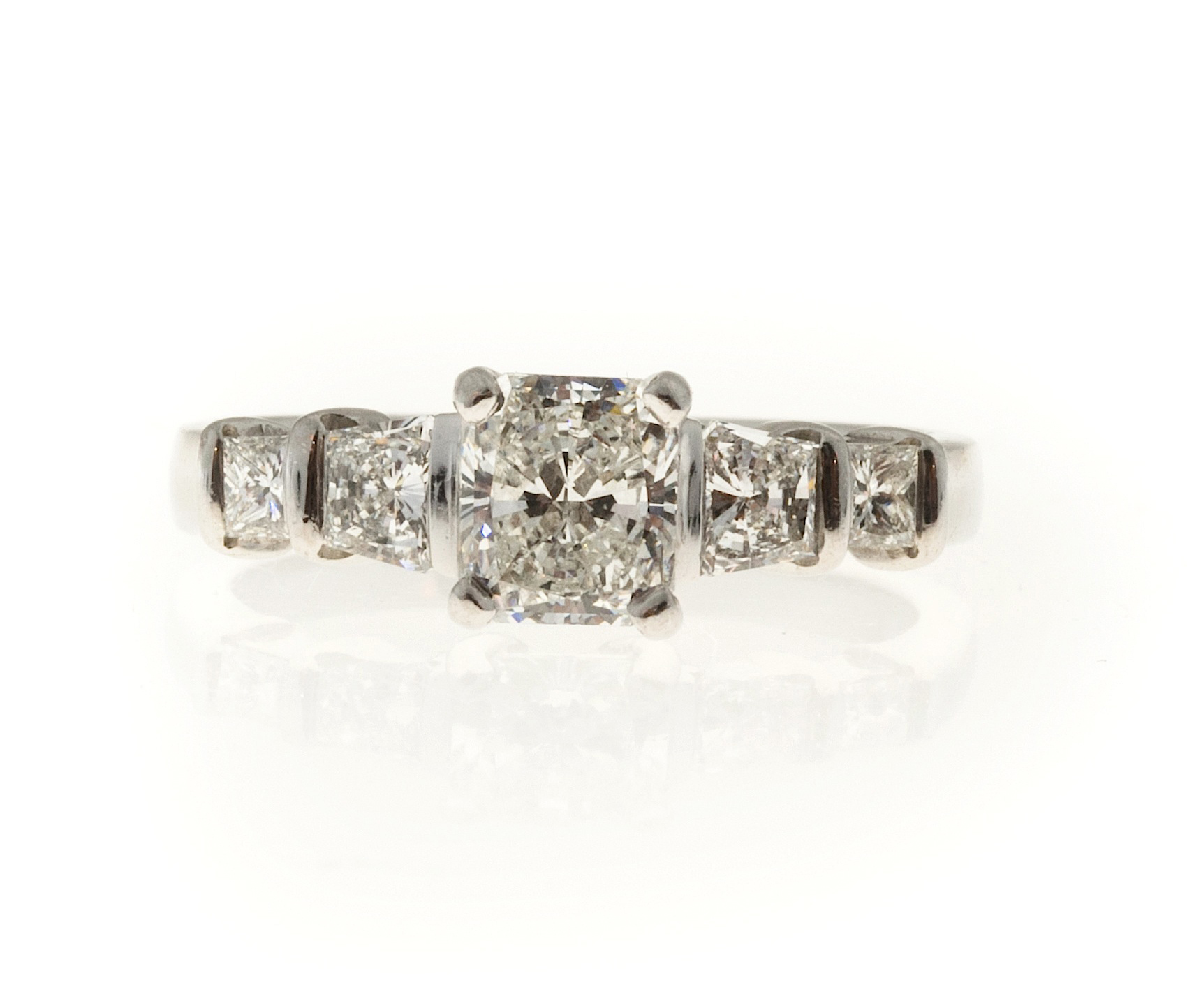 Platinum Diamond Ring Size 7