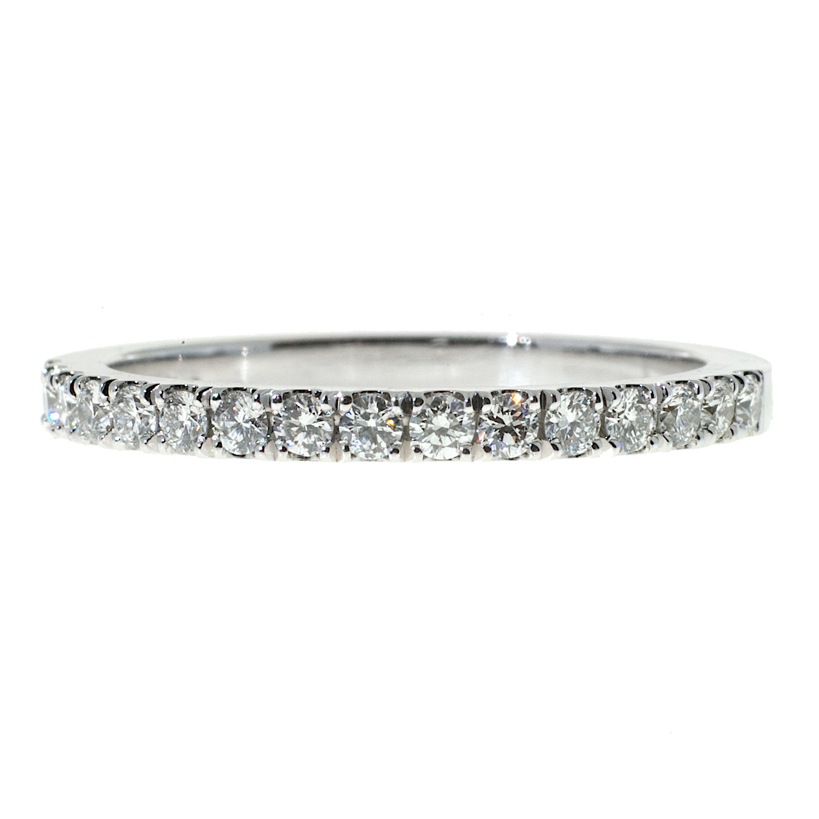 Platinum 0.40ct Diamond Band Ring Size 6.5