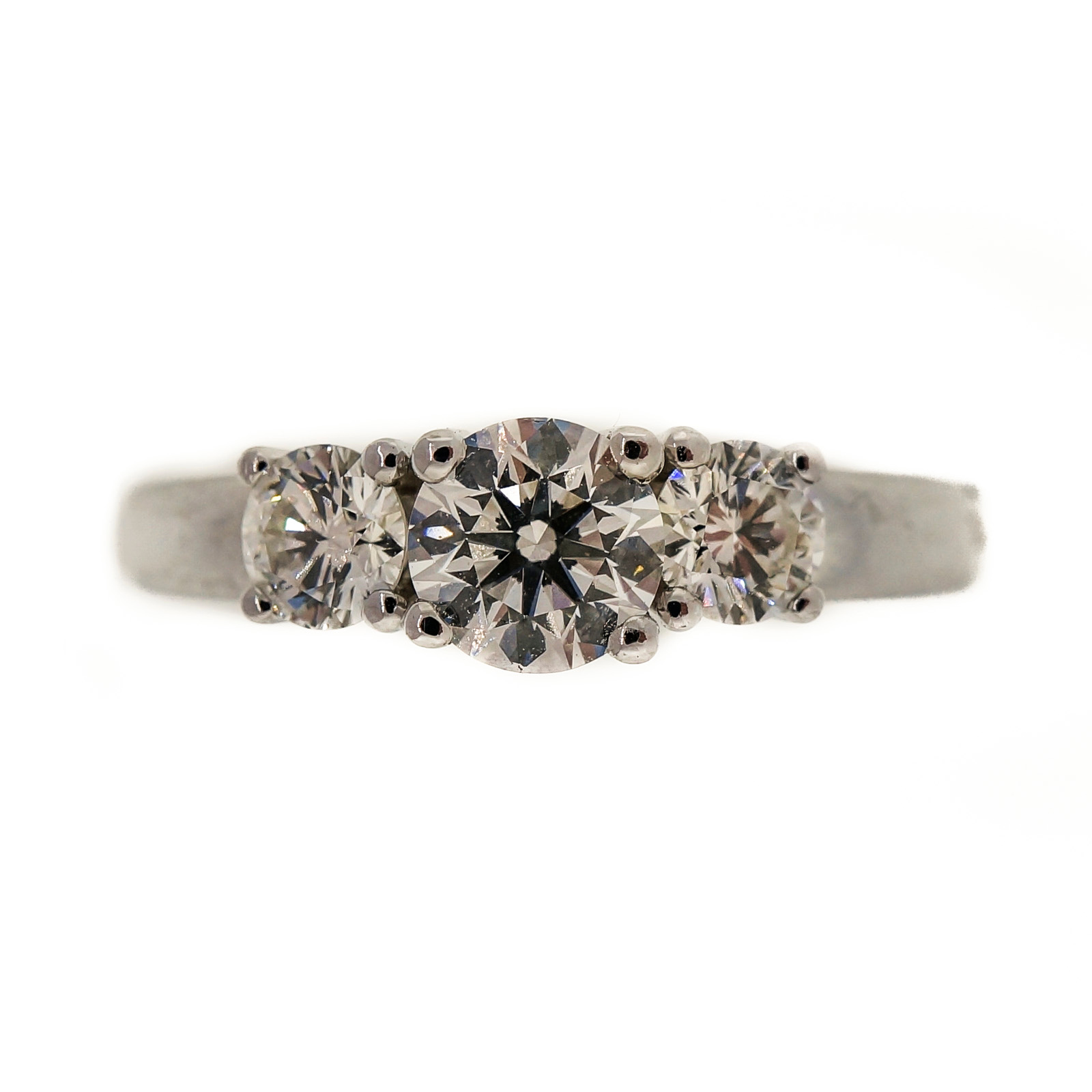 Platinum 0.50ct Diamond Ring Size 6