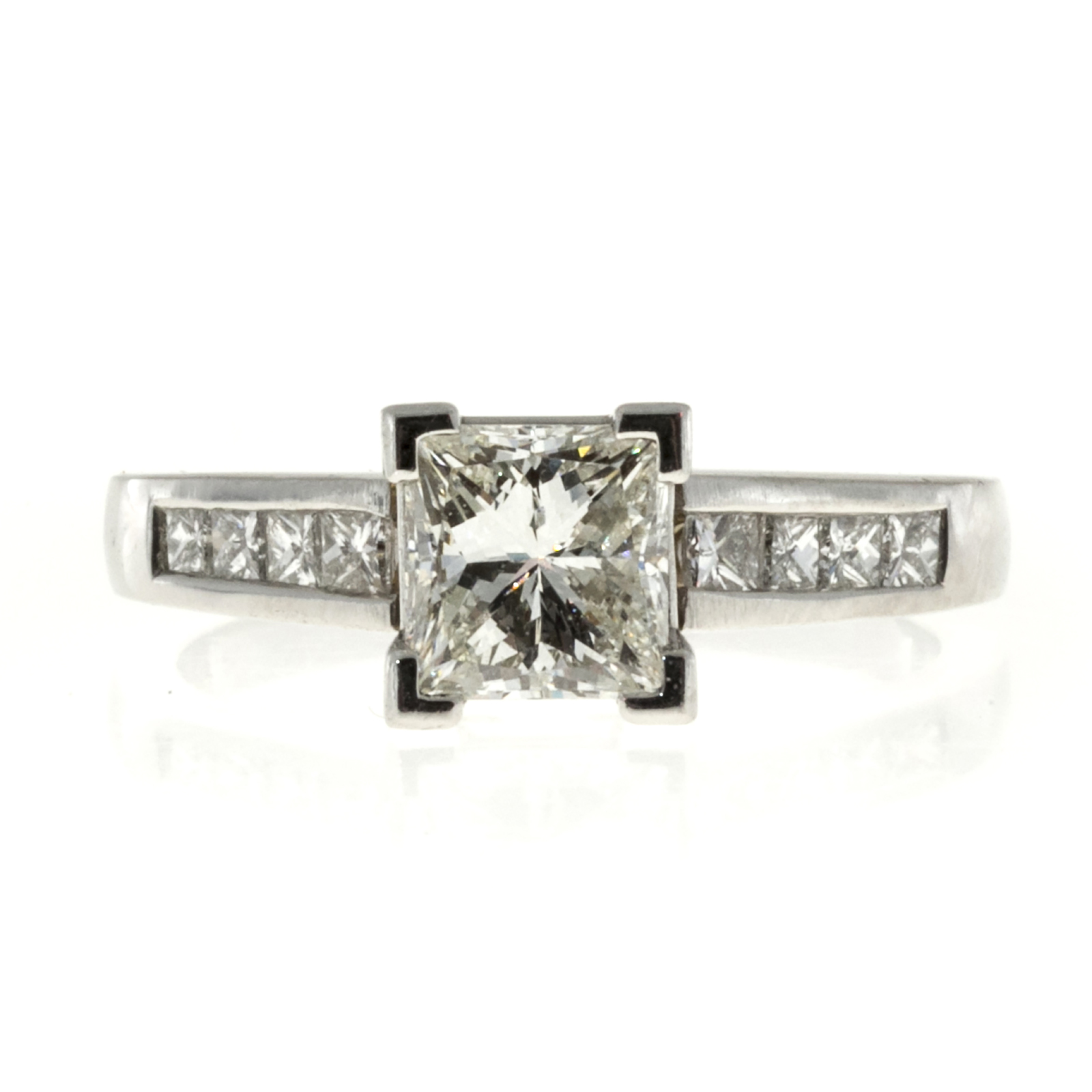 Platinum 1.02ct Diamond Ring Size 6.25