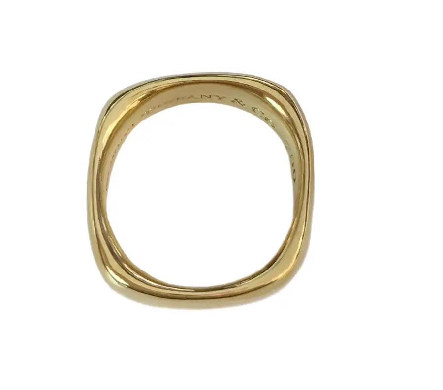 Tiffany  Co. 2003 Square Cushion Ring