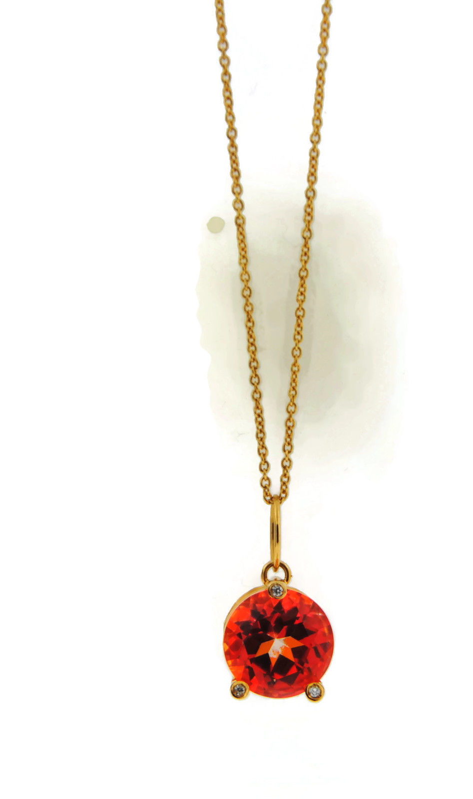 Delfina Delettrez Diamond Citrine 18K Yellow Gold Pendant 