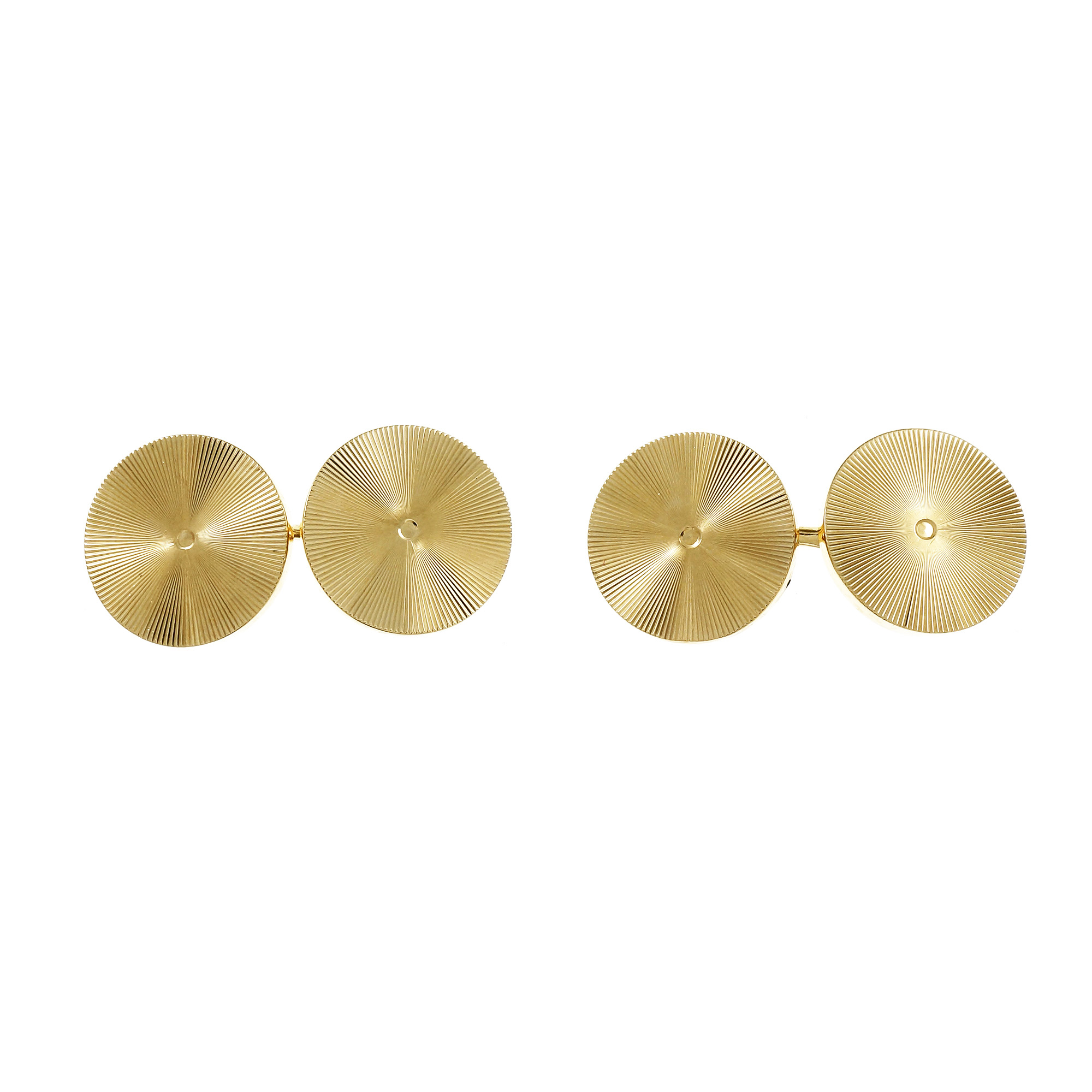 Tiffany  Co. 14K Yellow Gold Larter  Sons Double Sided Cufflinks