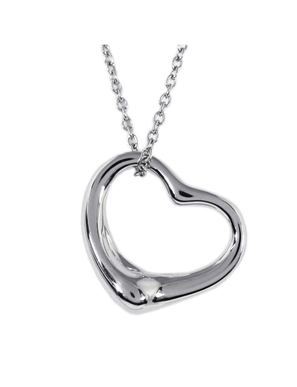 TIFFANYCO. ELSA PERETTI OPEN HEART PENDANT