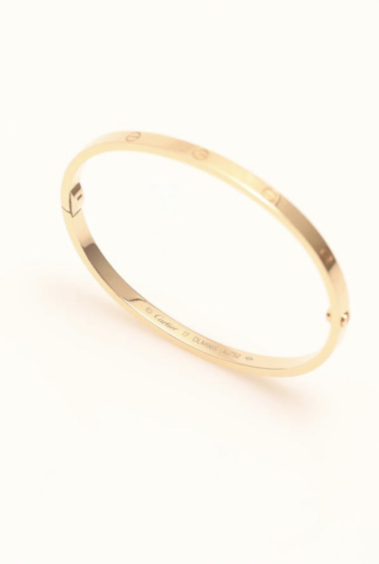 Cartier Rose Gold 18k Love Size 17 Bracelet | Cartier | Buy at