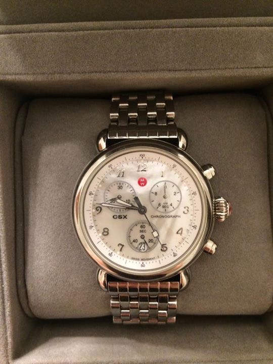 Michele CSX mw03c00a0025 Stainless Steel Chronograph 35mm  display picture 3