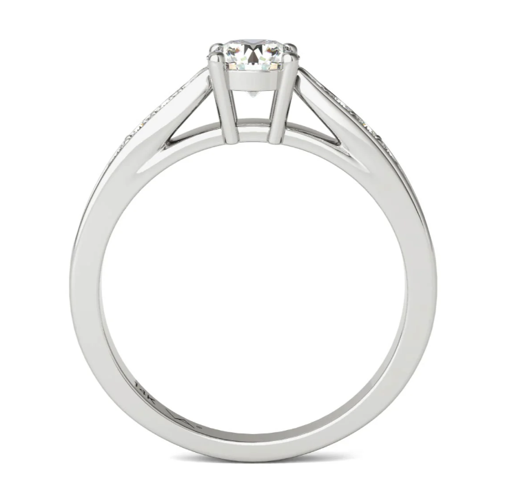 Solitaire Natural Diamond Ring