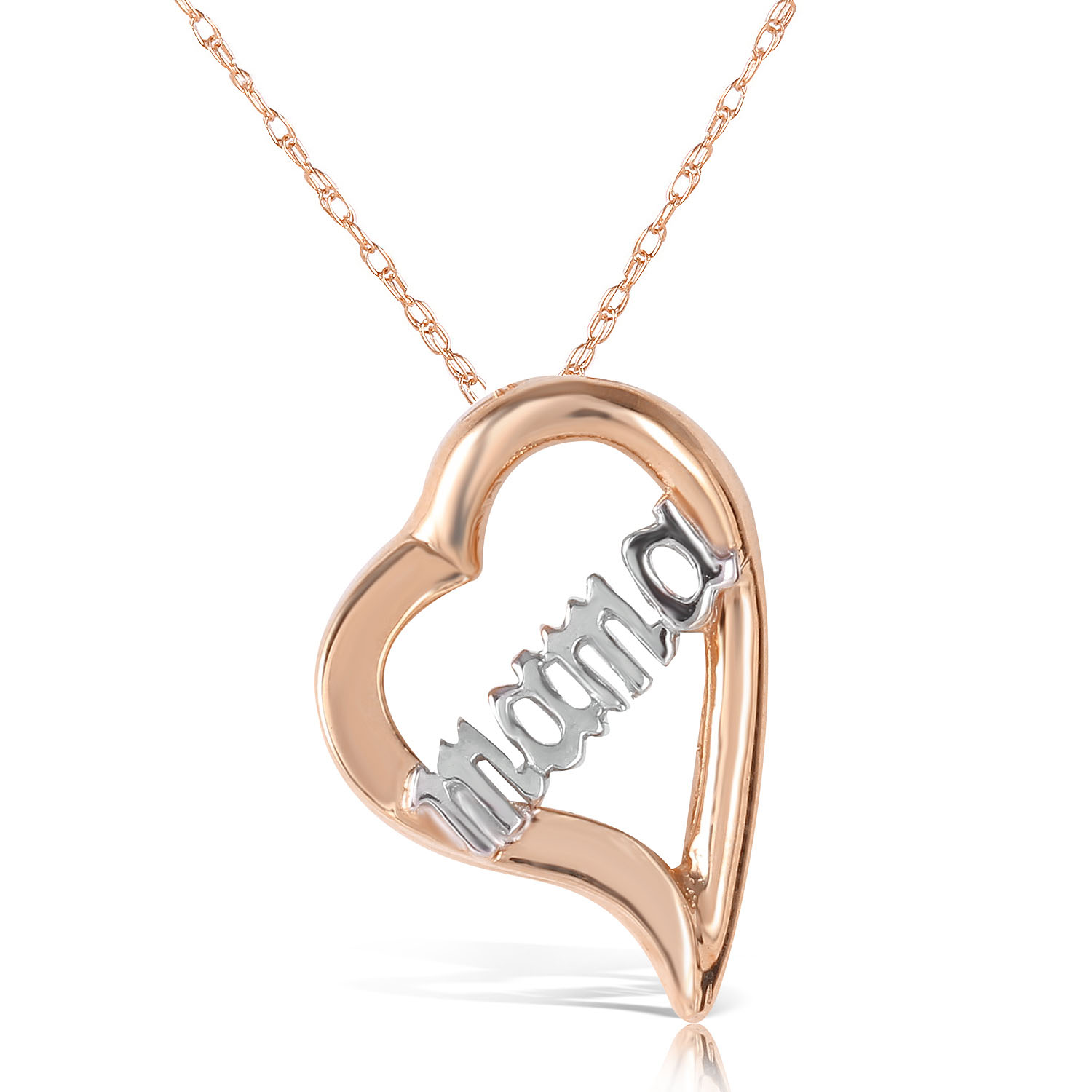 14K Solid Rose Gold Necklace