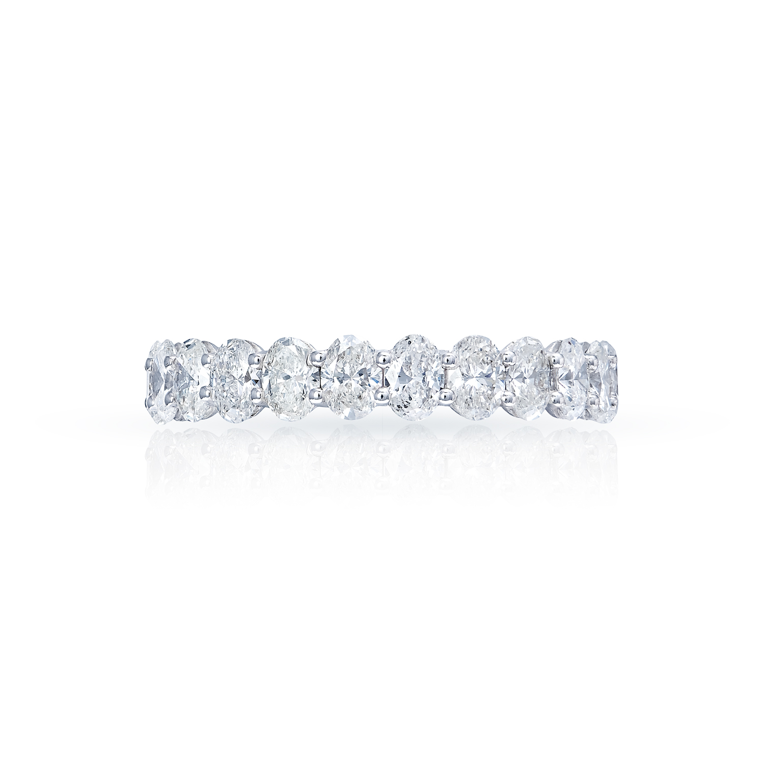 Imani  Carat Oval Cut Diamond Engagement Ring in 14 Karat White Gold