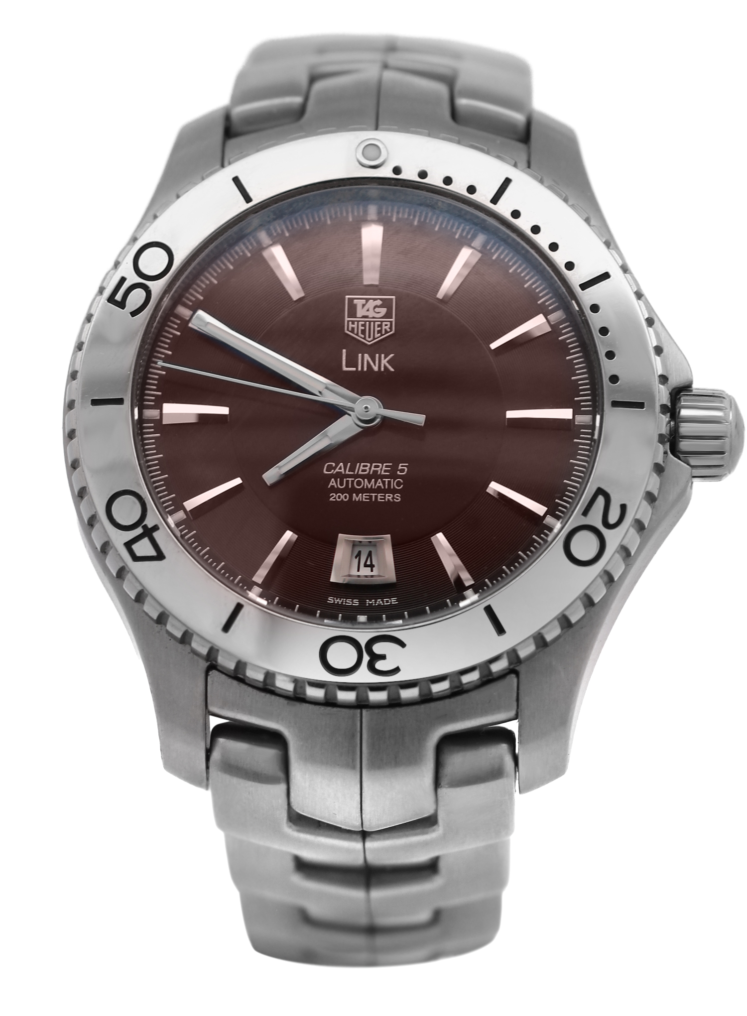Tag Heuer Link Calibre 5 Automatic Automatic Stainless Steel Watch