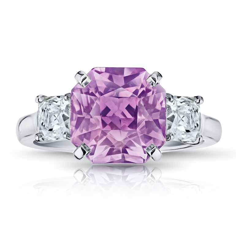 David Gross Radiant Pink Sapphire and Diamond