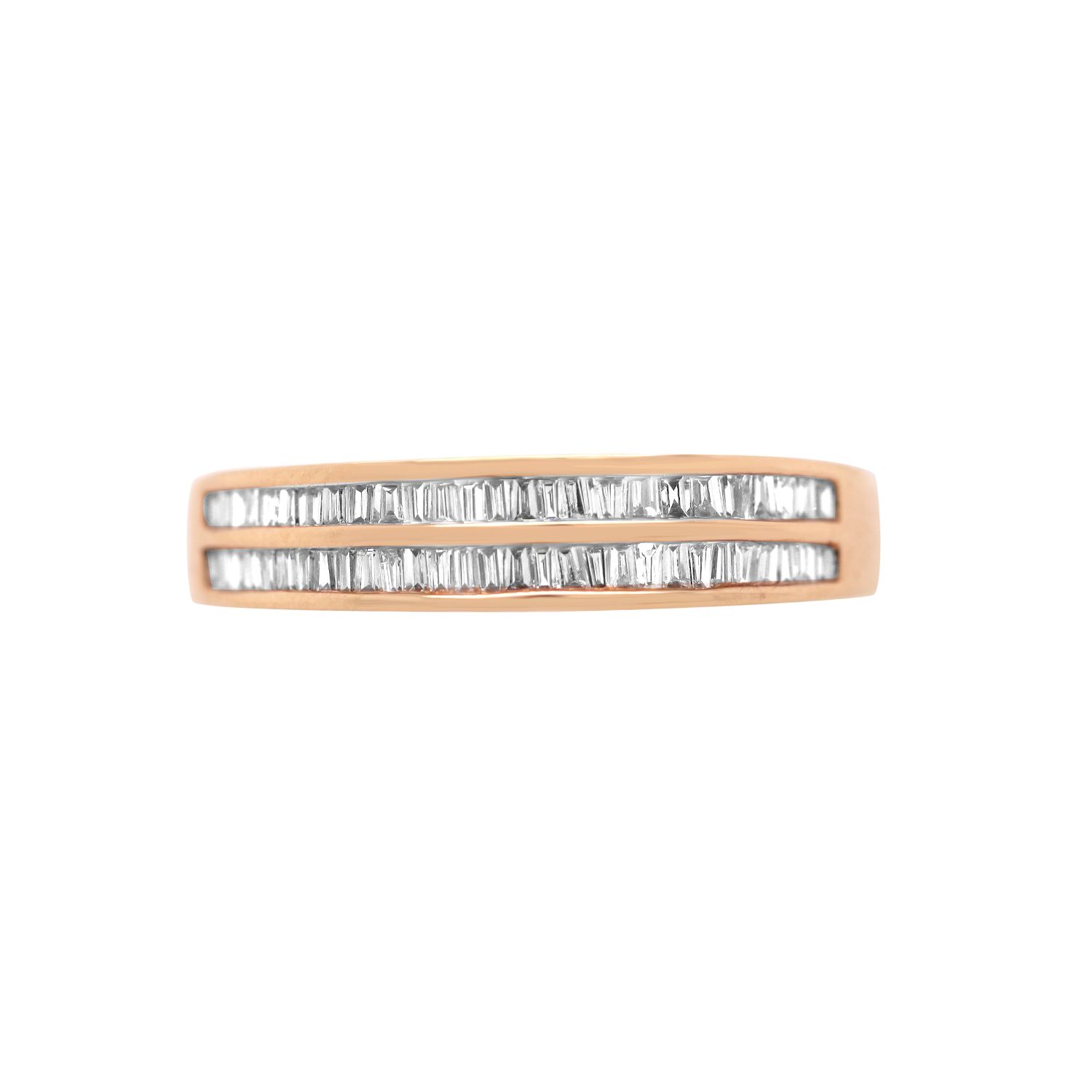 18k Rose Gold and Diamond Ring
