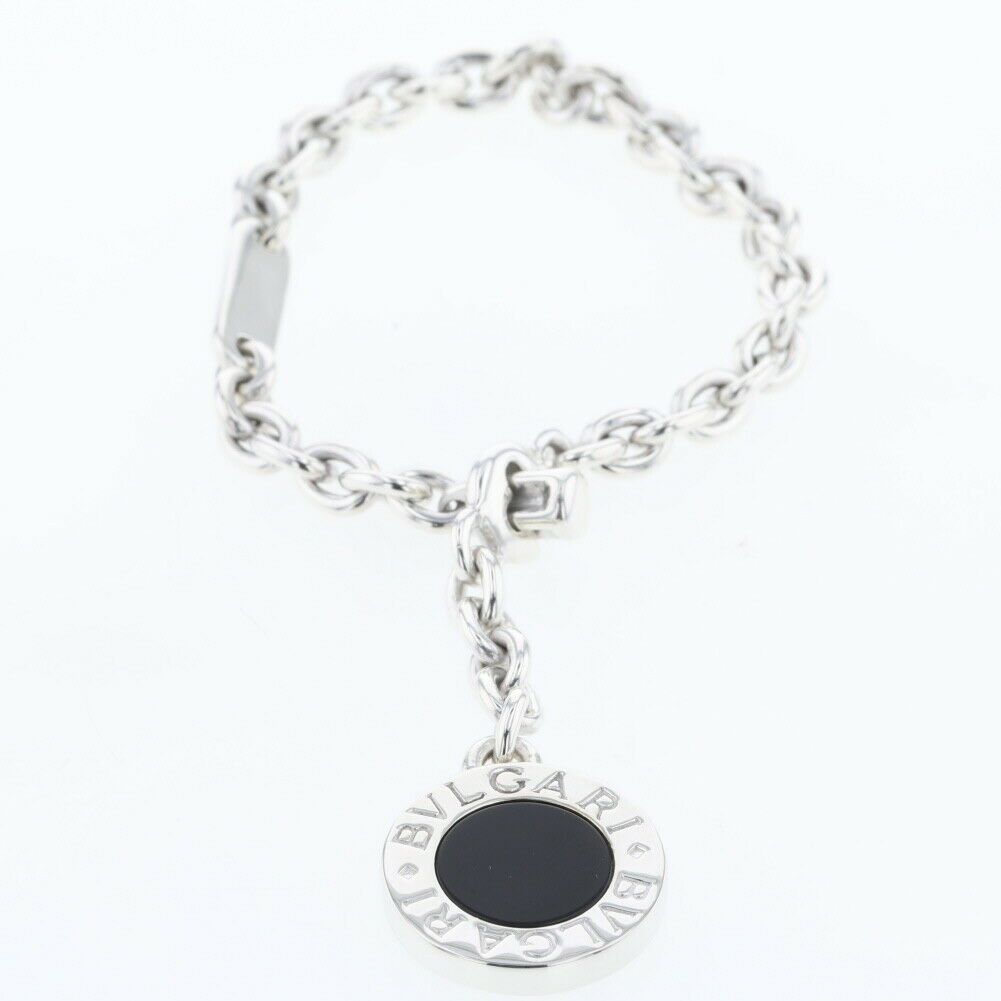 BVLGARI 925 Silver Bulgari Charm Bag  bracelet LXGBKT-65