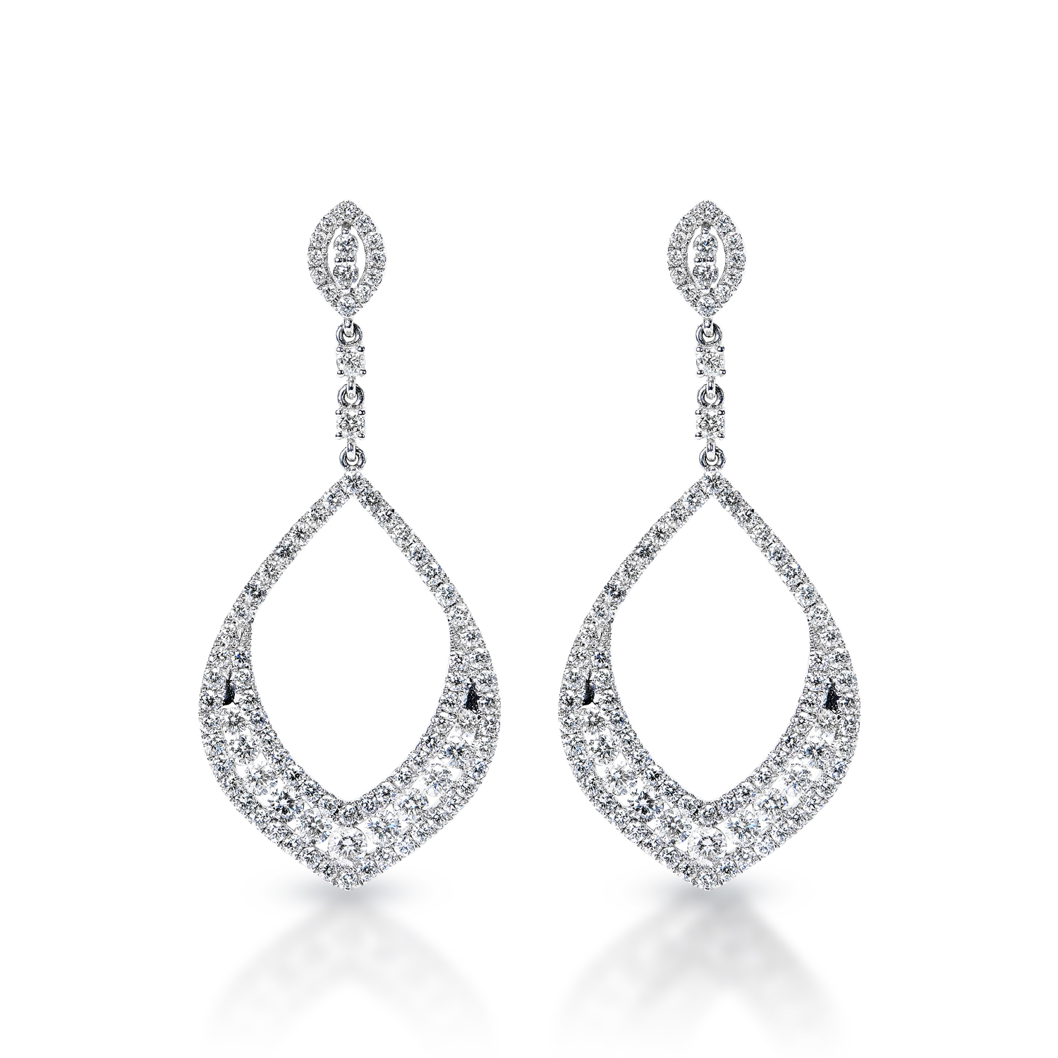 Sofia  Carat Diamond Chandelier Earrings in 14 Karat