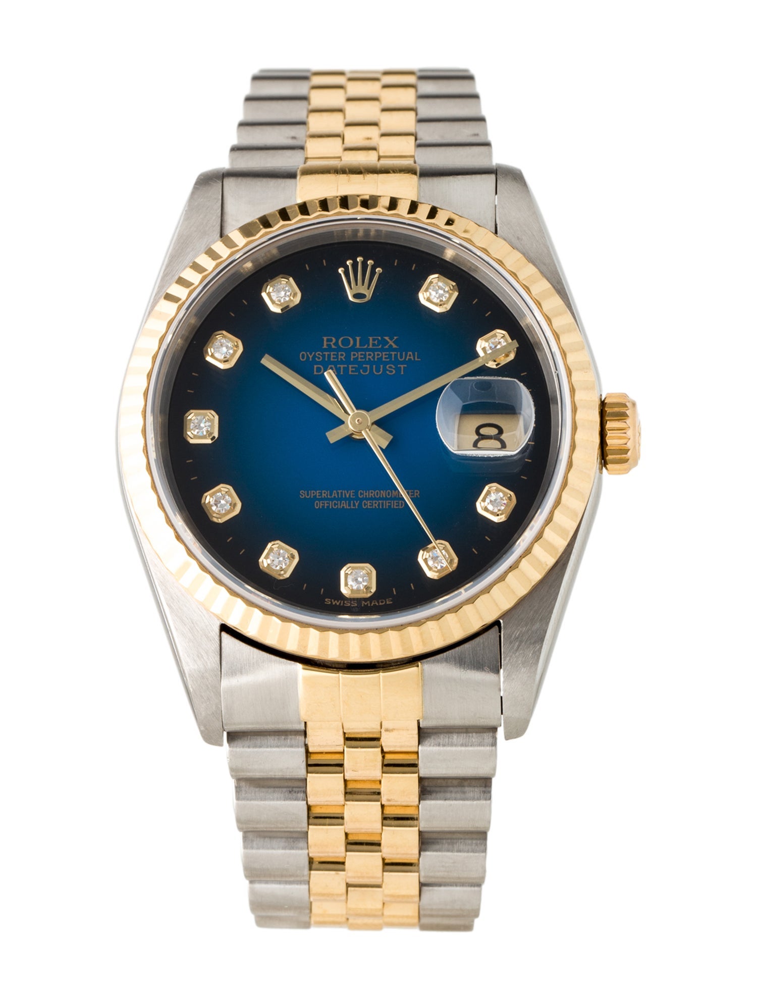 Rolex Steel and Gold DateJust Watch