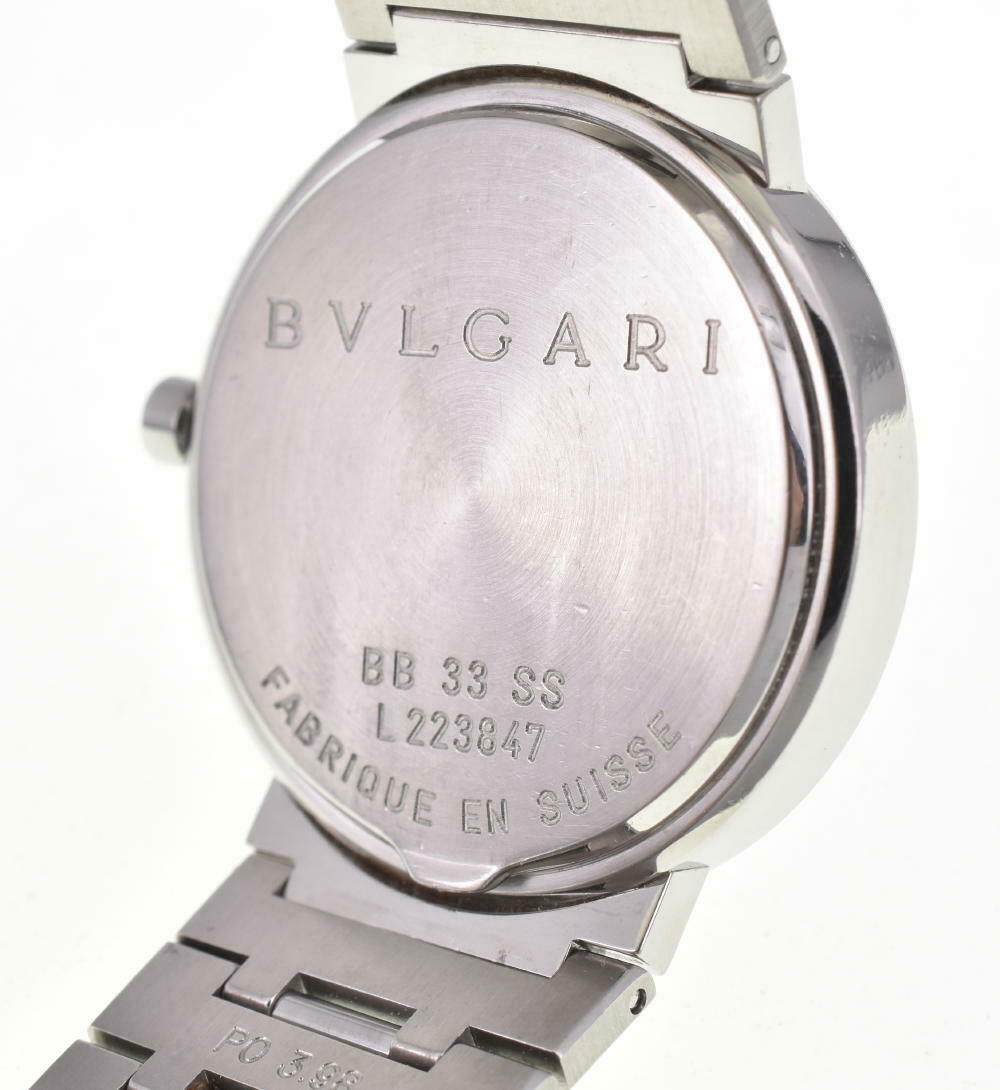 BVLGARI Bulgari Bulgari BB33SS Stainless Steel Quartz Watch LXGJHW