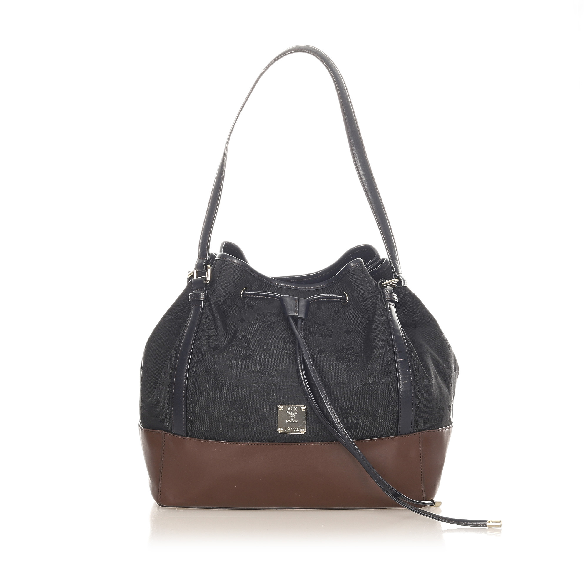 Visetos Drawstring Nylon Bucket Bag