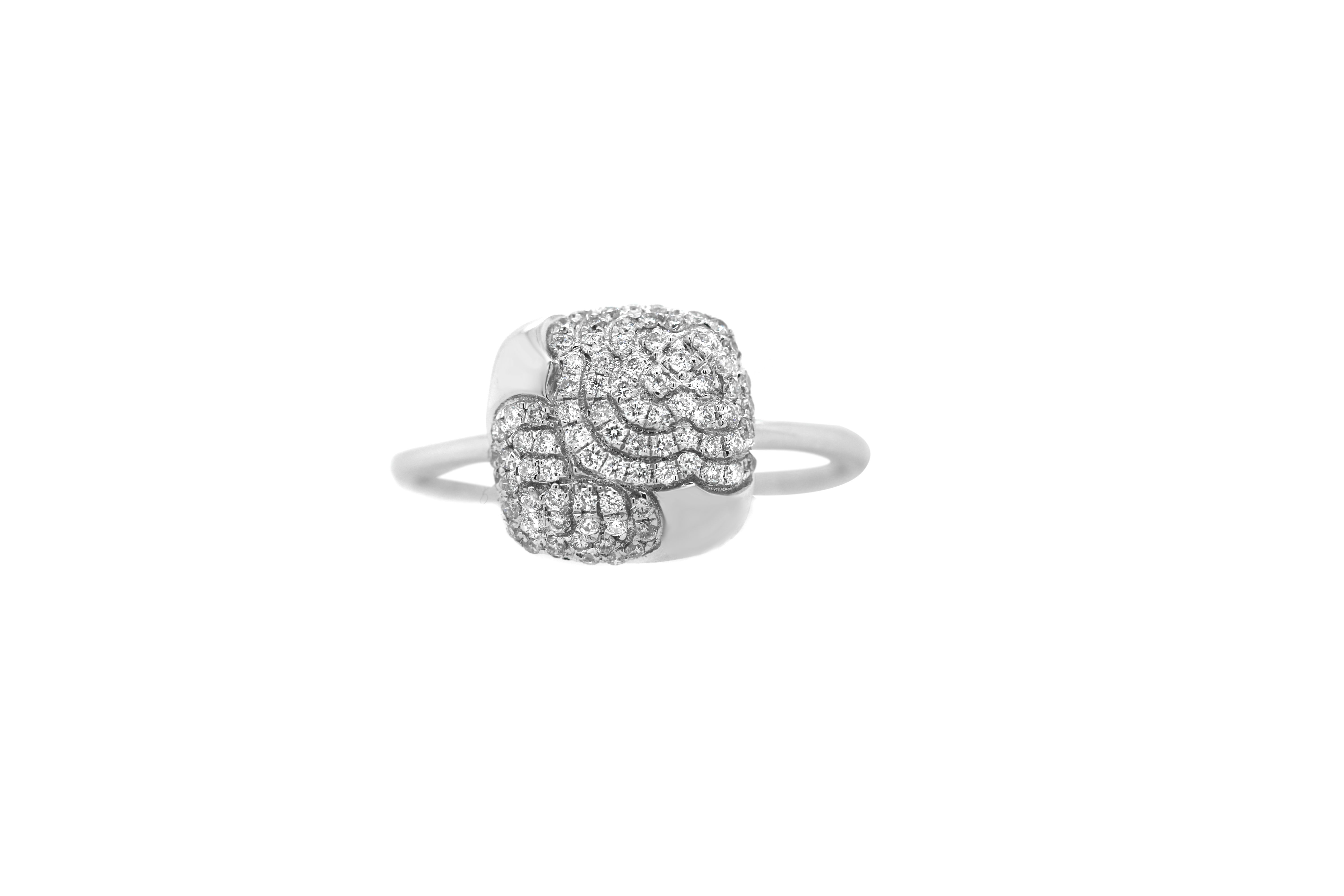 18k White Gold and Diamond Ring