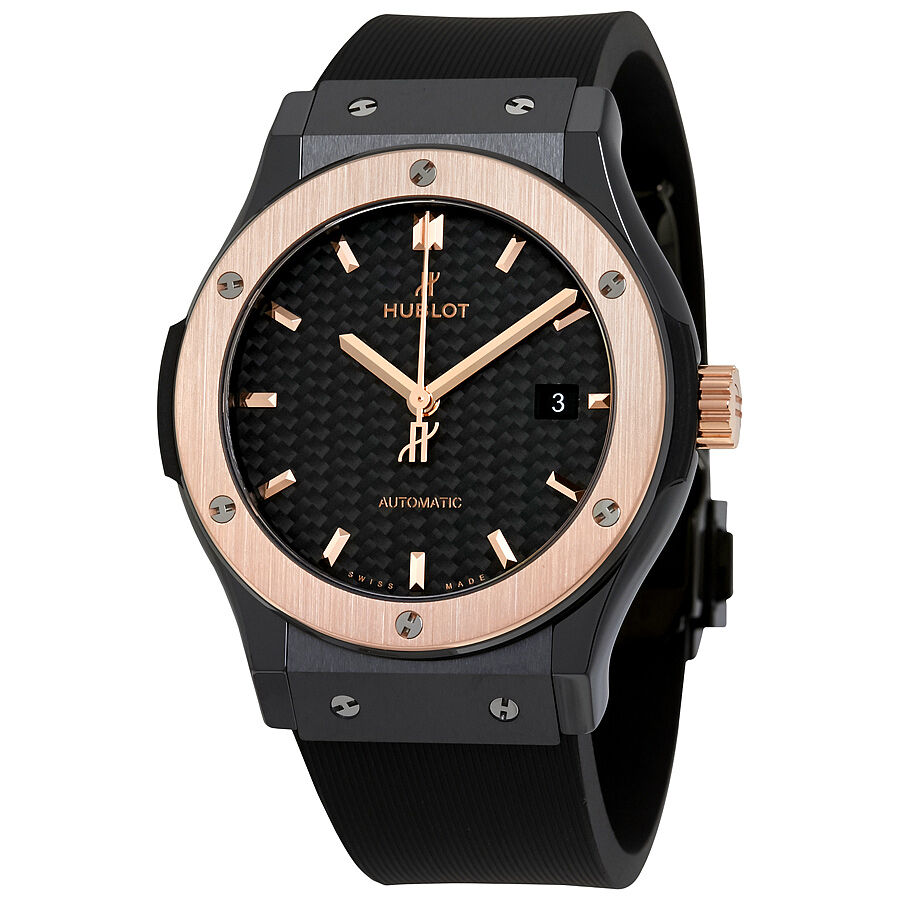 Hublot Classic Fusion Automatic Black Carbon Fiber Men's Watch