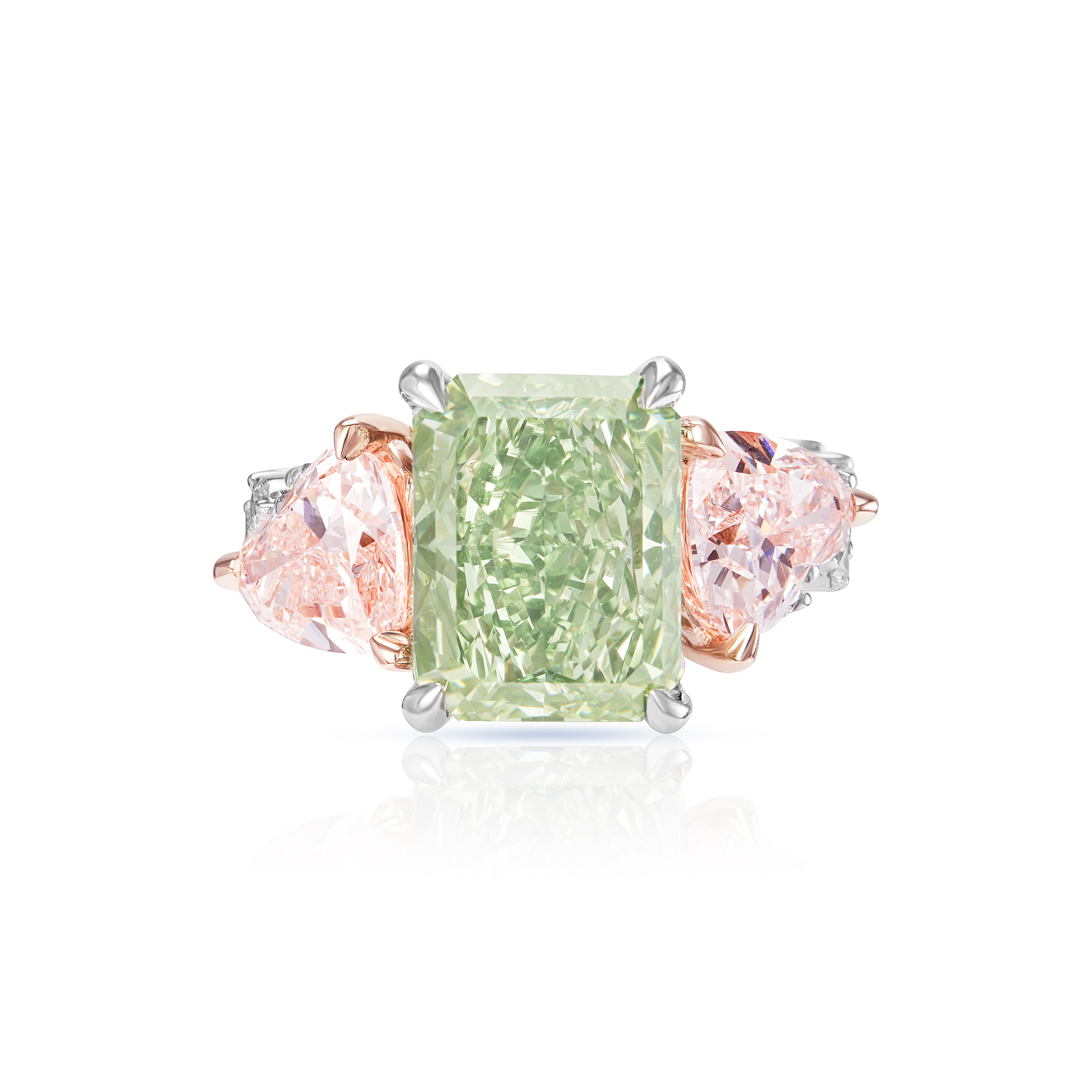 Freya   Carat Radiant Cut Earth Mined VS2 Diamond Engagement Ring Platinum. GIA