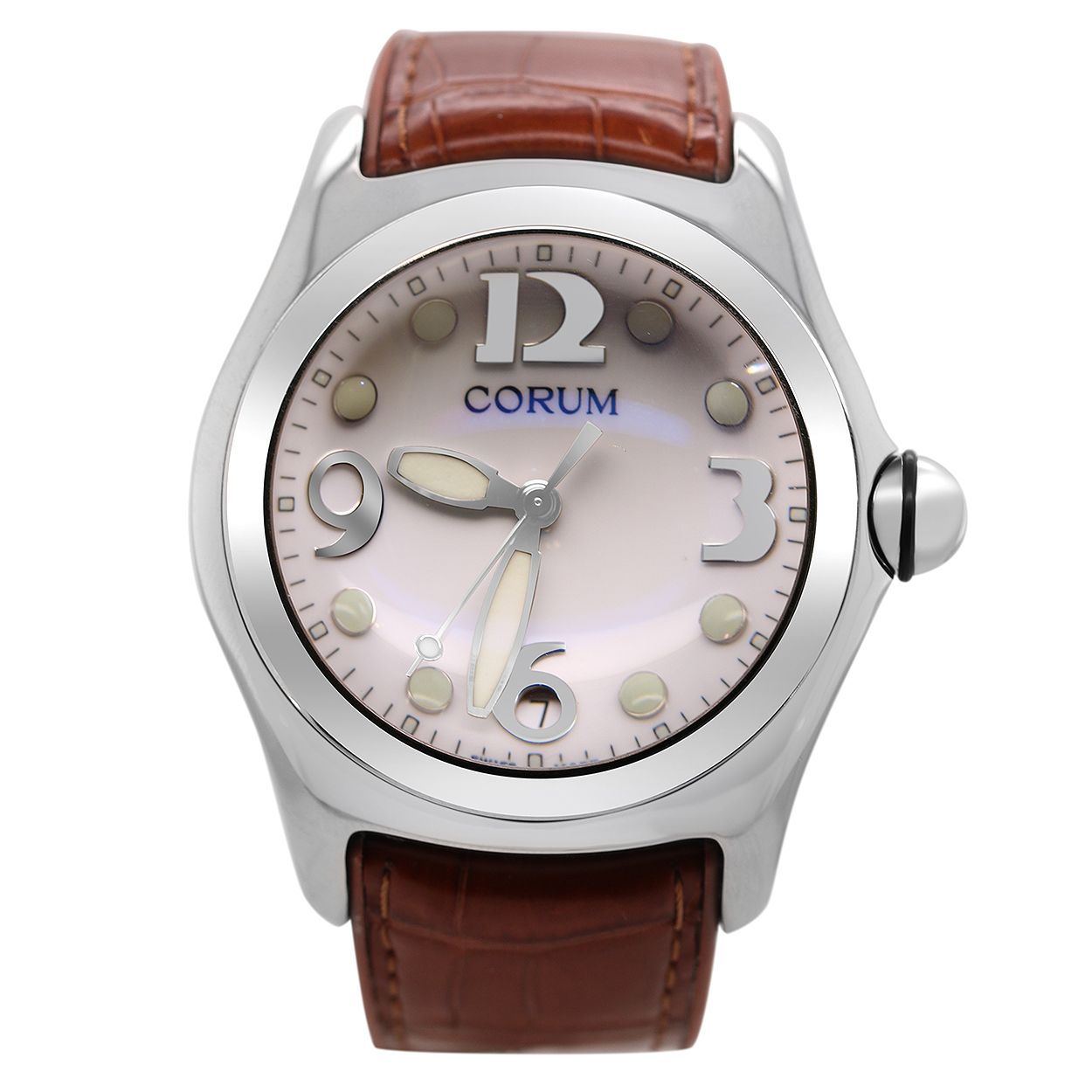 Corum Bubble Leather Mens Watch