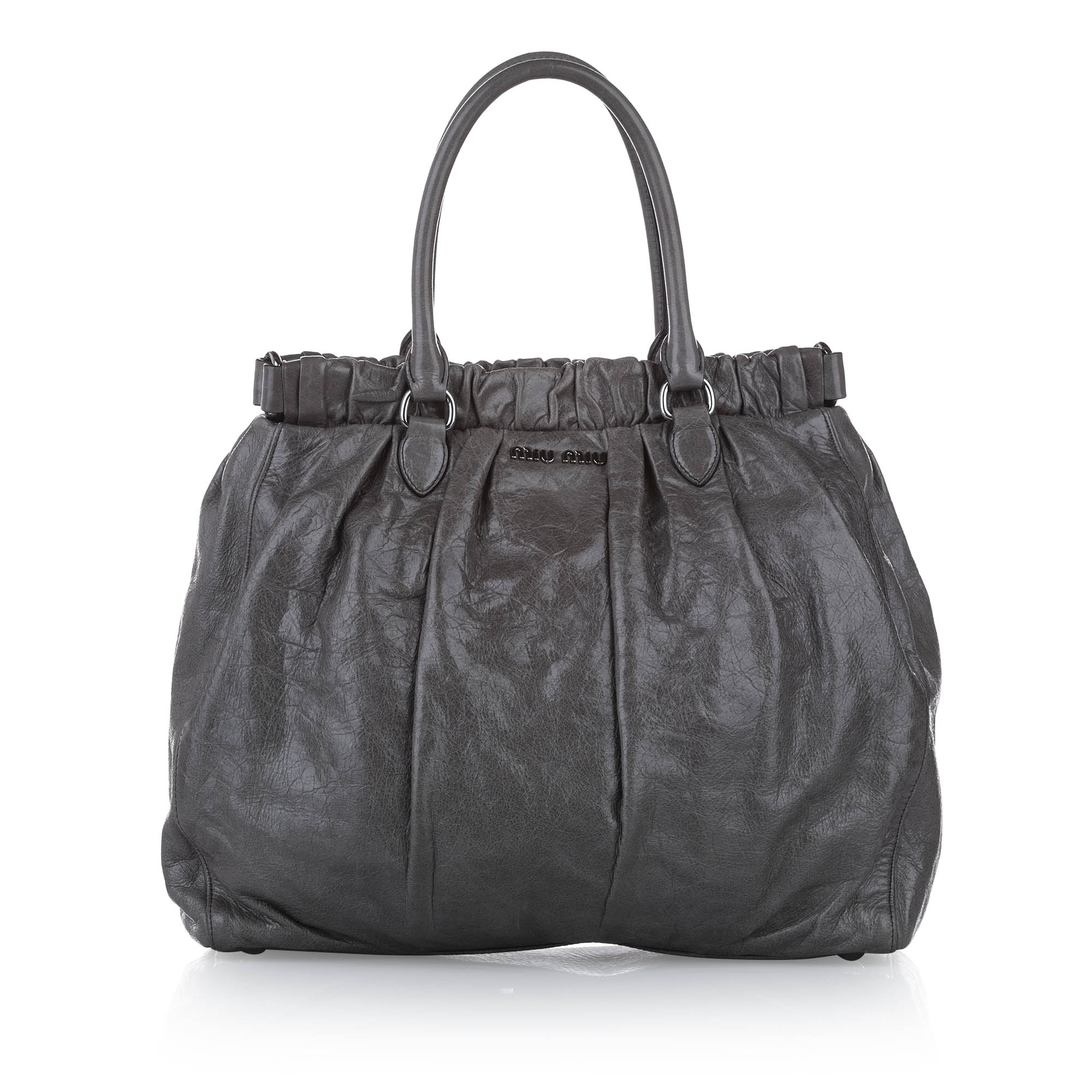 Miu Miu Vitello Shine Satchel