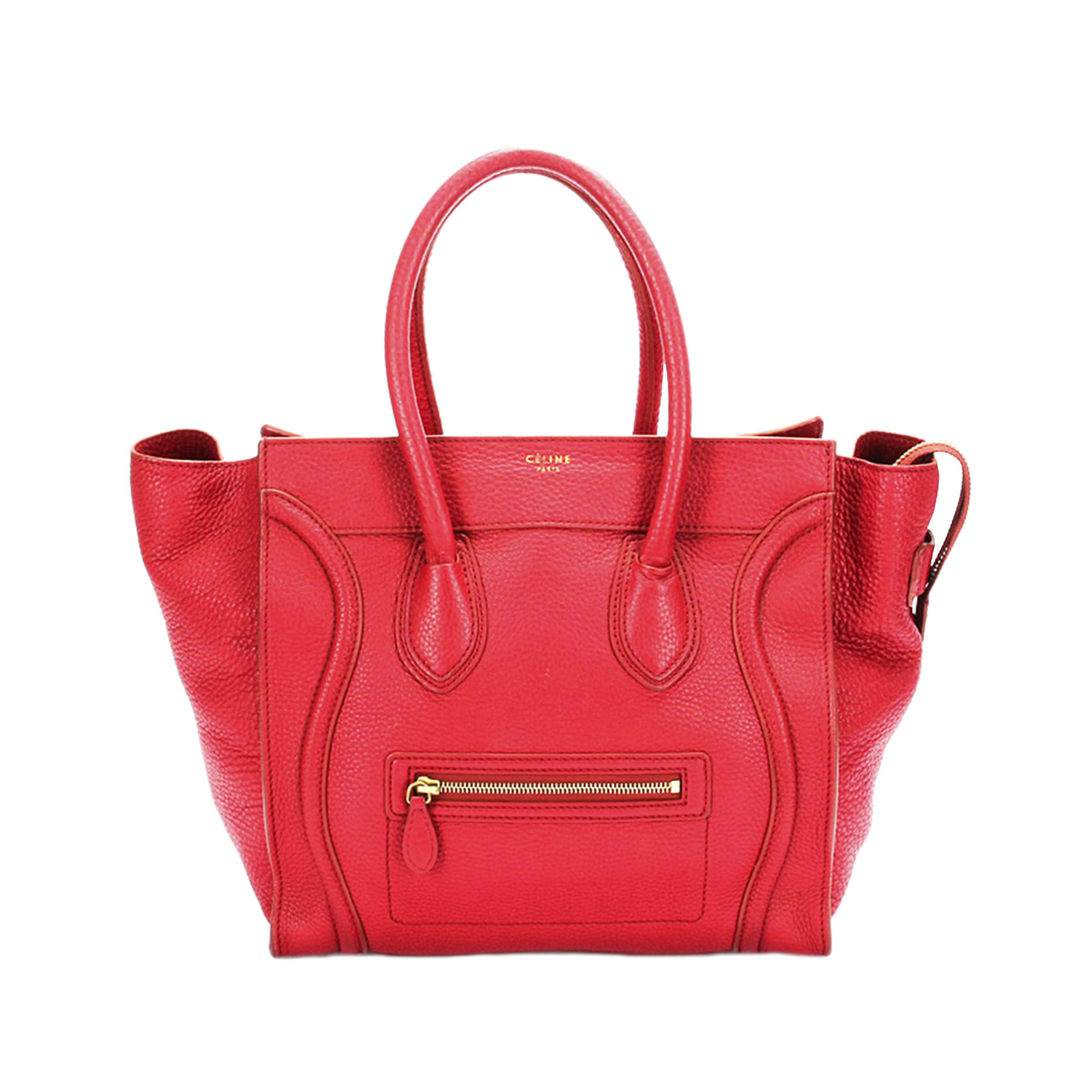 Mini Luggage Leather Tote Bag