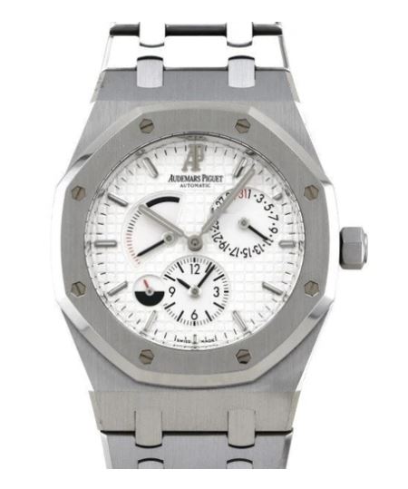 Audemars Piguet 26120ST.OO.1220ST.01 39MM Stainless Steel Royal Oak Dual Time White Dial (Complete)