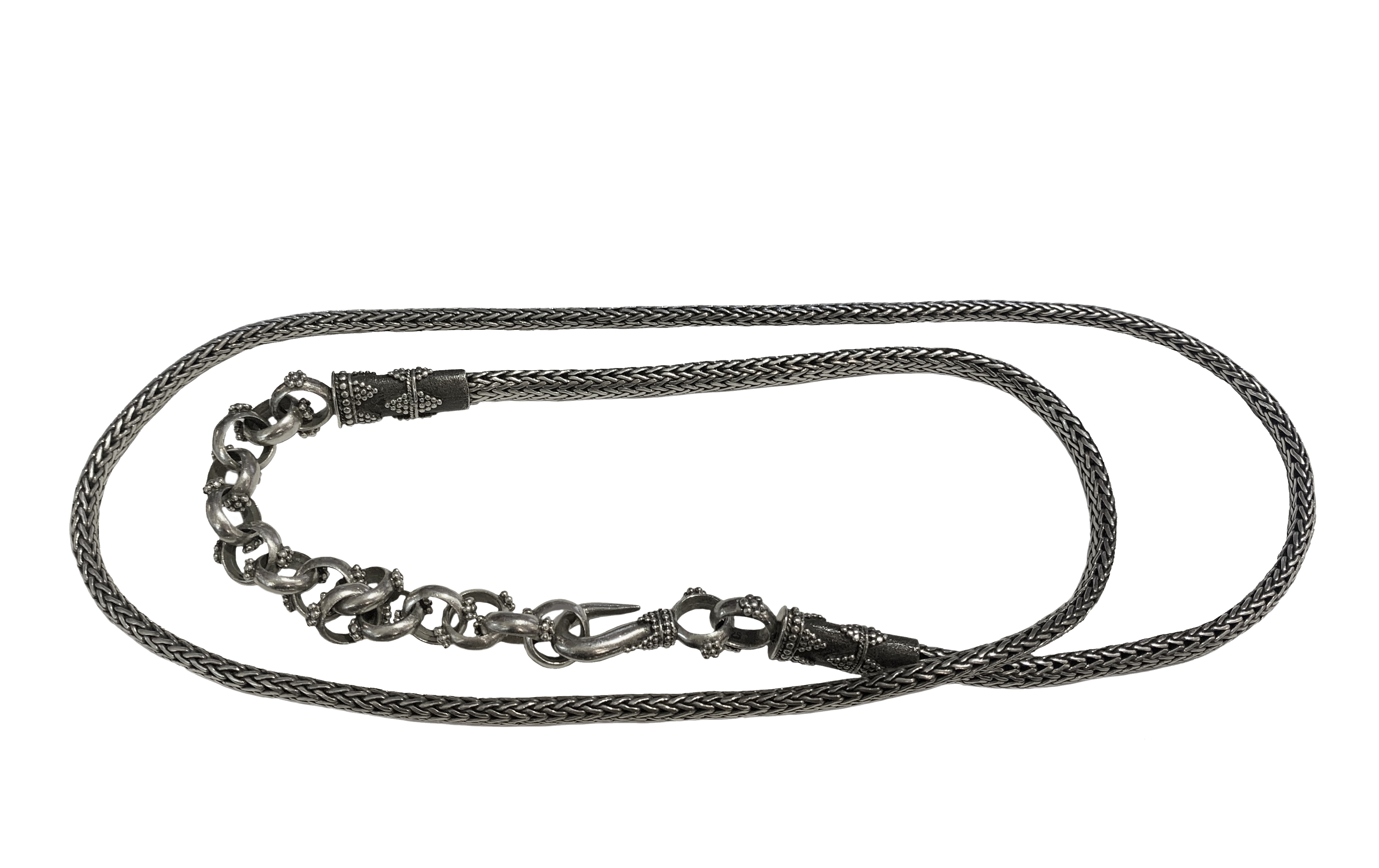 John Hardy Women Woven Chain 925 Sterling Silver