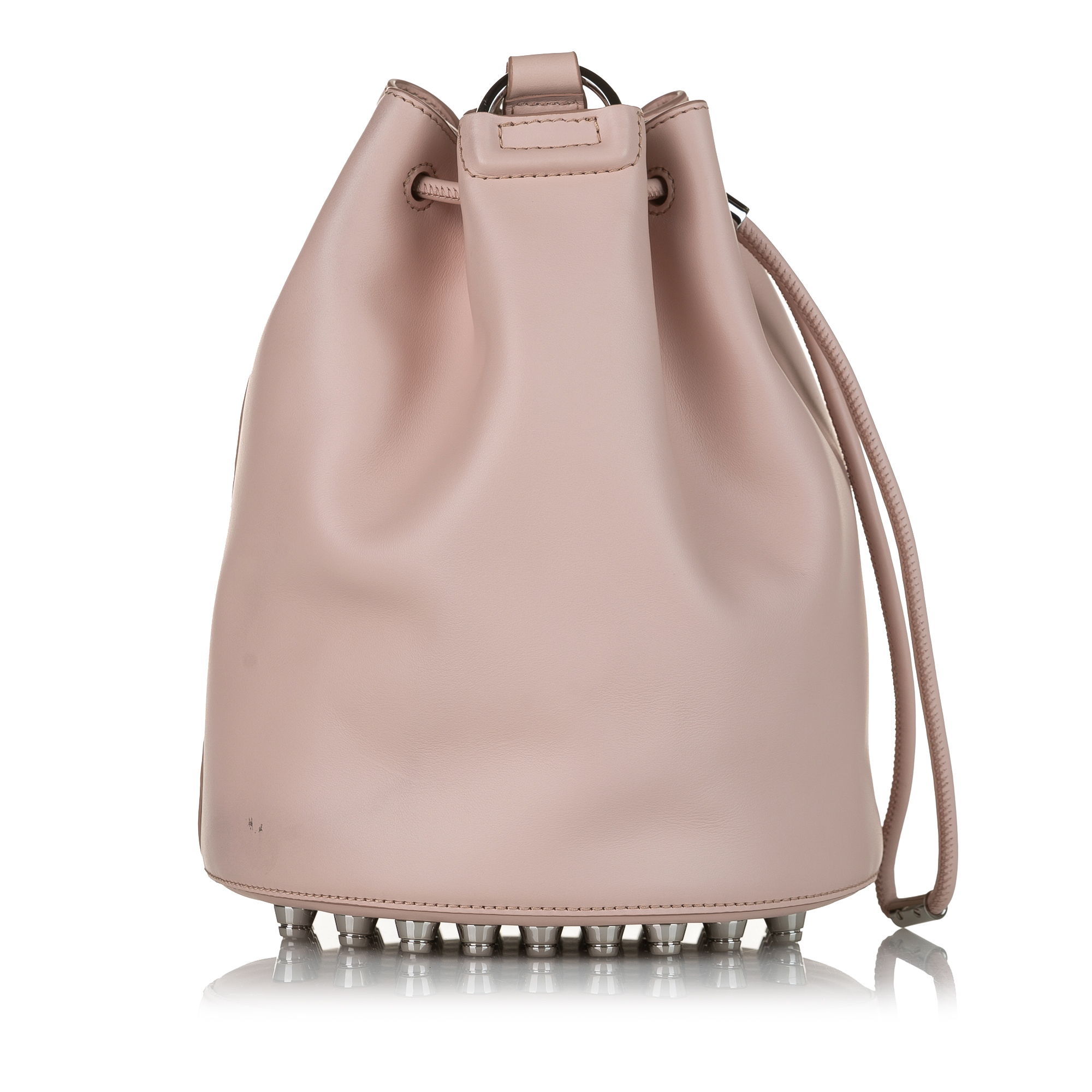 Alexander Wang Diego Leather Drawstring Alpha Bucket Bag