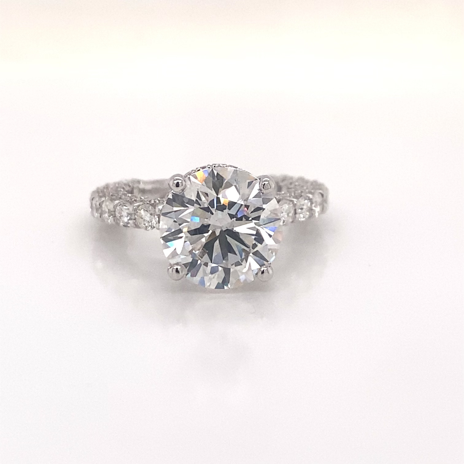 7 Carat Lab Grown Diamond Engagement Ring IGI Certified