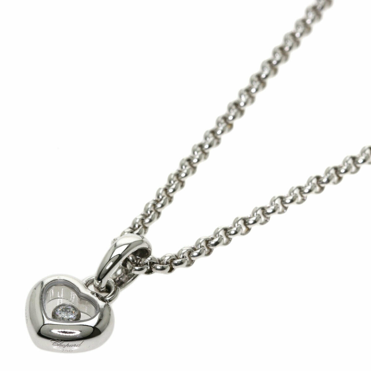 Chopard 18K white Gold Happy diamond Necklace LXGQJ-886
