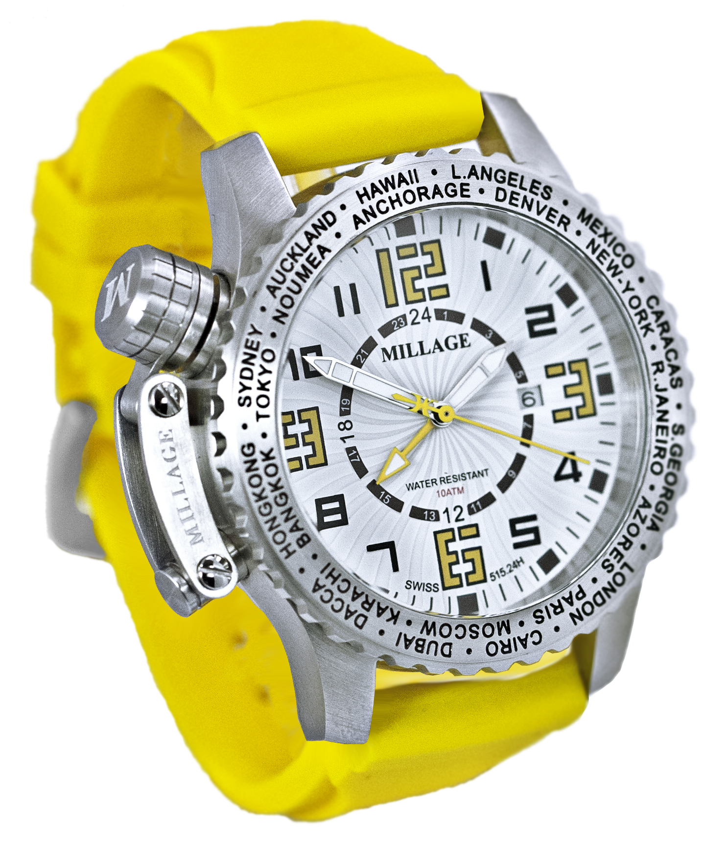 M3726SLS-Black-WHITE / YELLOW/MILLAGE