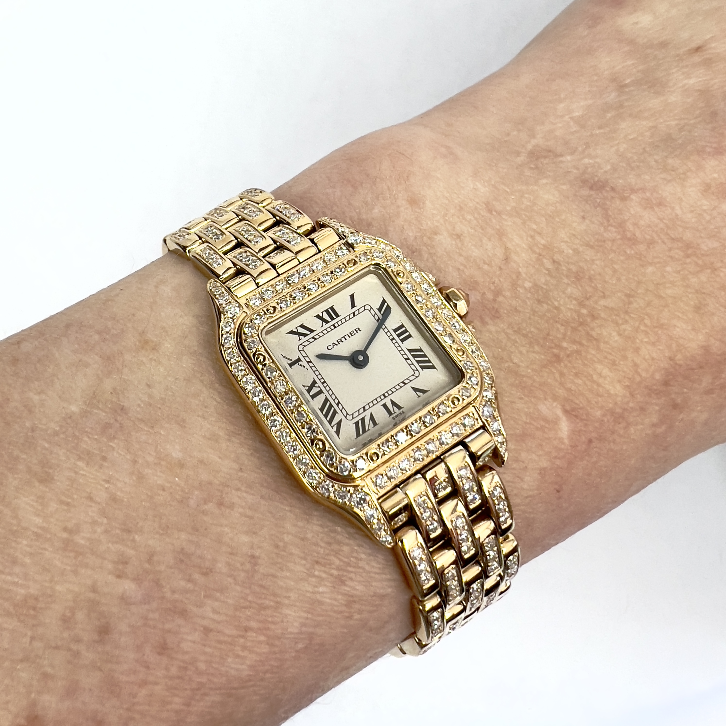 CARTIER PANTHERE 22mm 18K Yellow Gold Diamond Watch | | Buy at