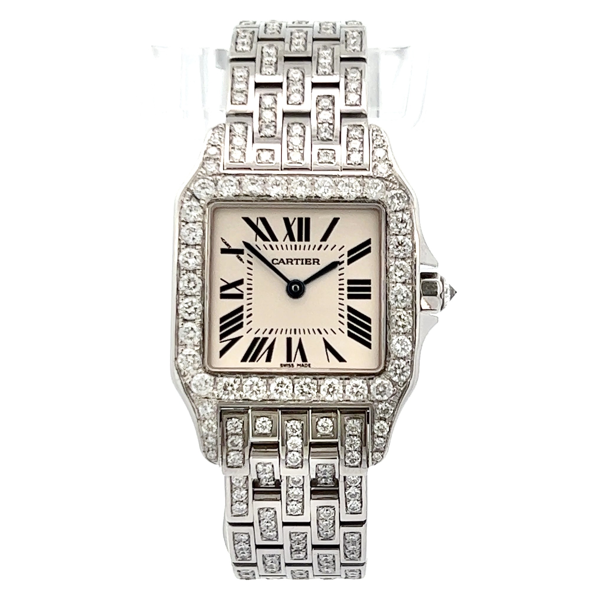 CARTIER SANTOS DEMOISELLE Quartz 26mm 6.63 DIAMOND Watch