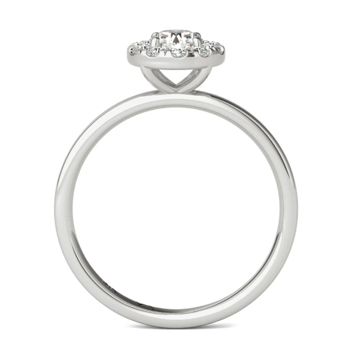 Halo Natural Diamond Ring