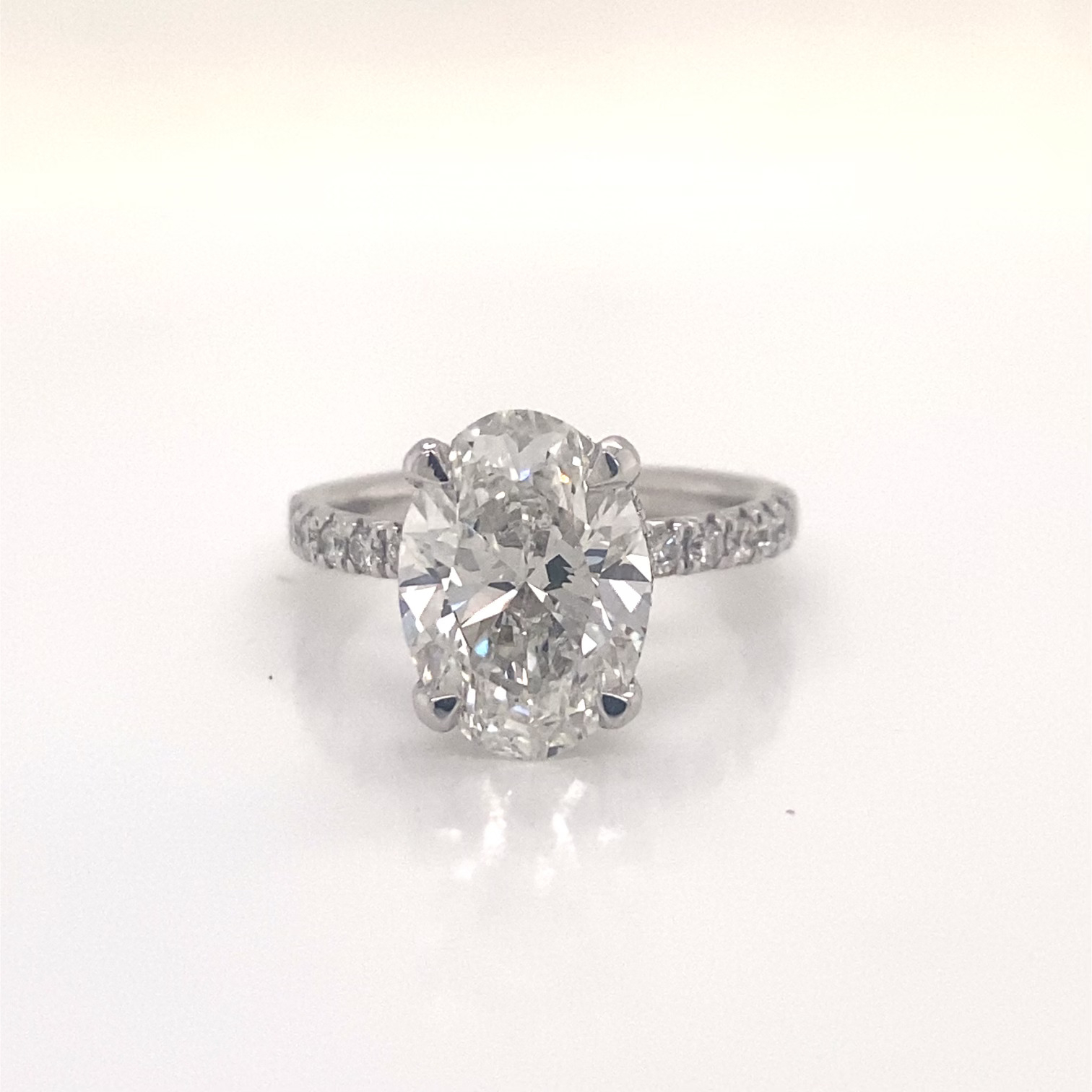 4 Carat  Lab Grown Diamond Engagement Ring IGI Certified