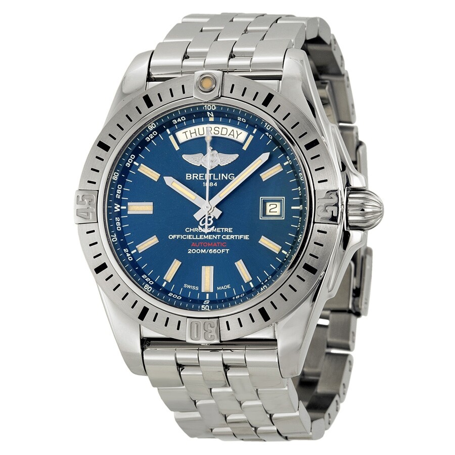 Breitling Galactic 44 Blue Dial Men's Watch