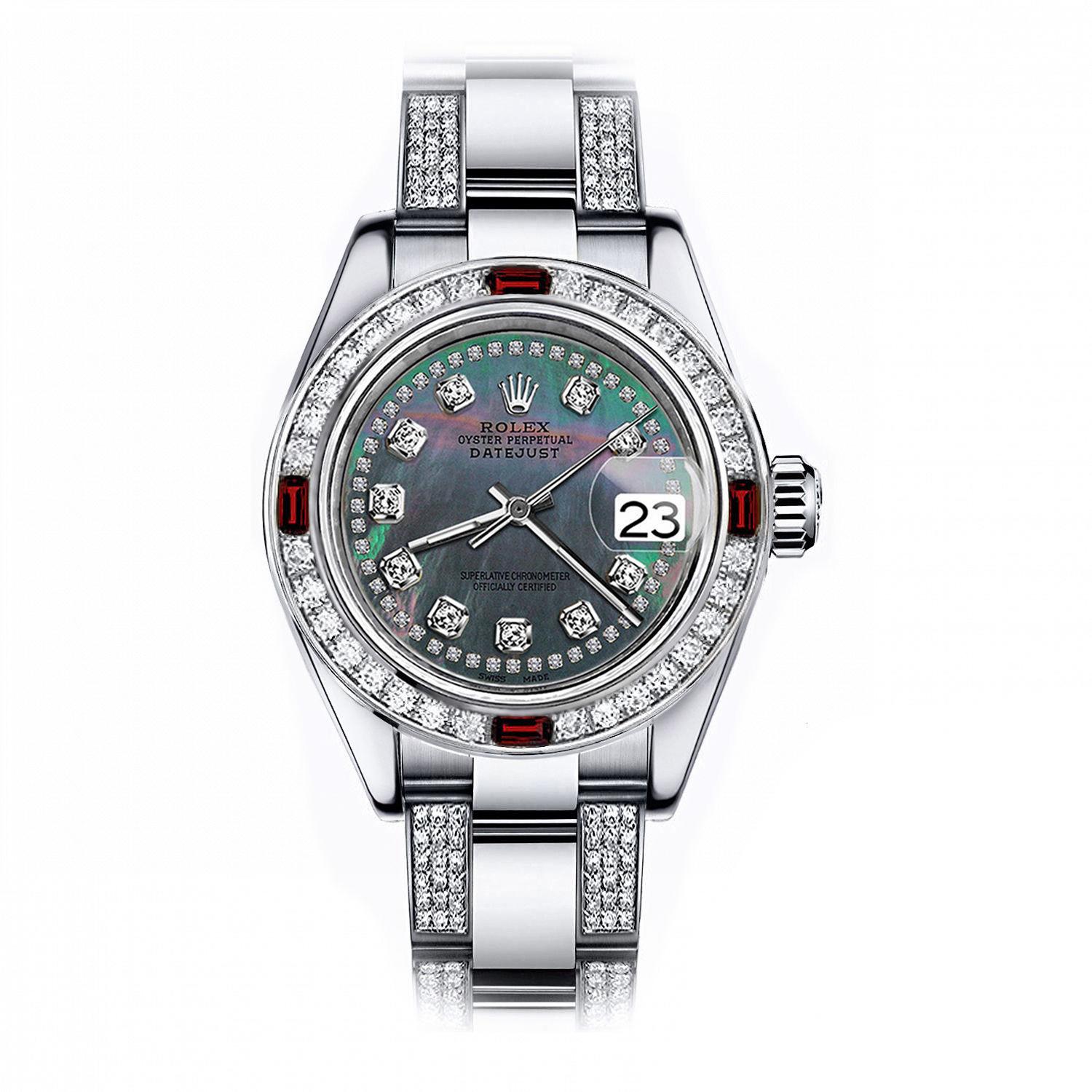 Rolex Diamond 179174 26mm Womens Watch