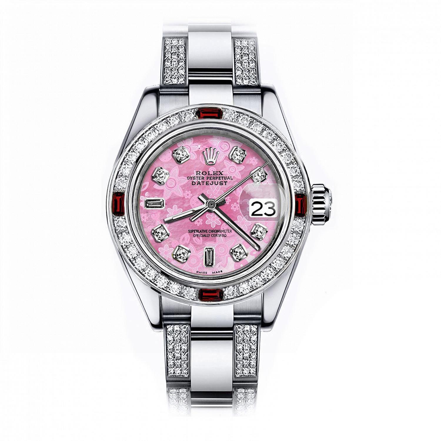 Rolex Diamond 2 26mm Womens Watch