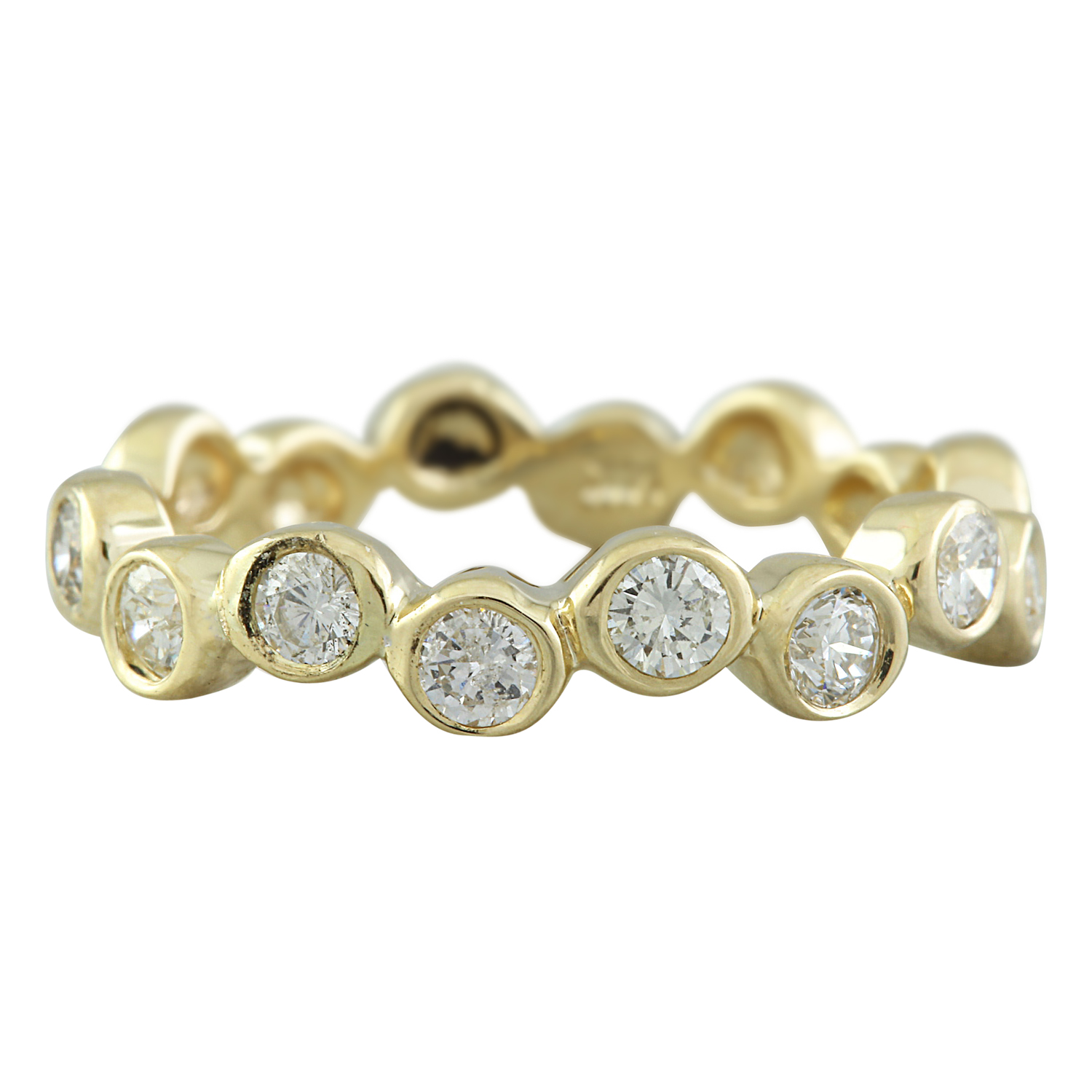 0.55 Carat 14K Yellow Gold Diamond Ring