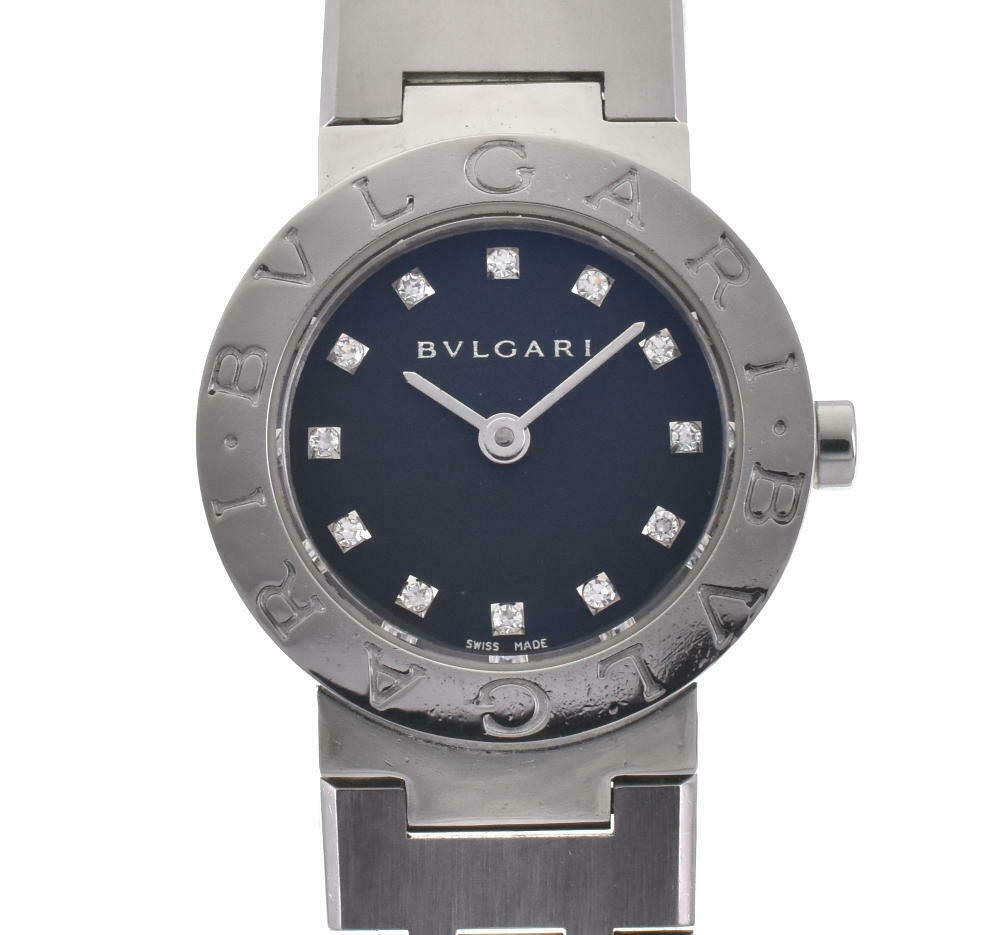 BVLGARI Bulgari Bulgari BB23SS SS 12P diamond Quartz Watch LXGJHW-411