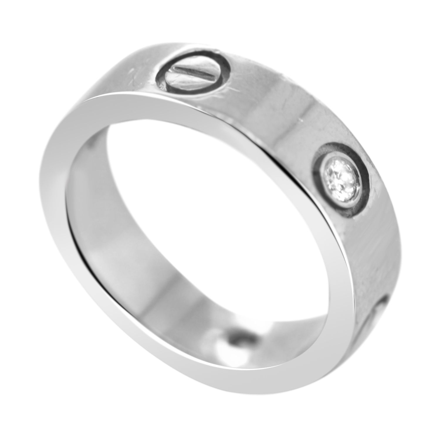 Cartier 18k Gold with Diamonds Love Ring